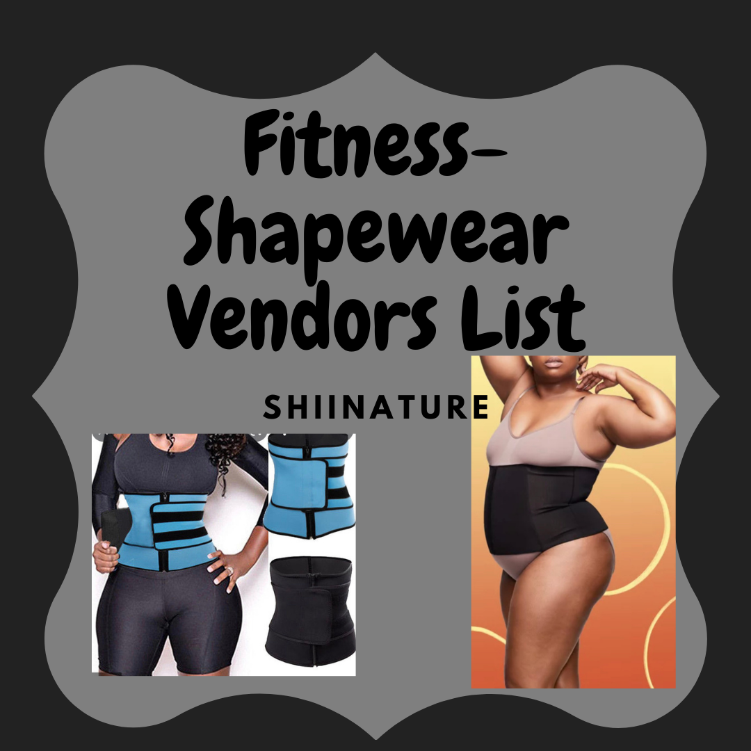 Fitness & Shapewear Vendors List